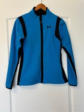 Under Armour Bright Blue & Black ColdGear Fleece Jacket